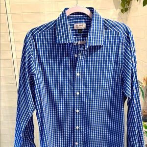 Blue Checkered Men's Shirt
